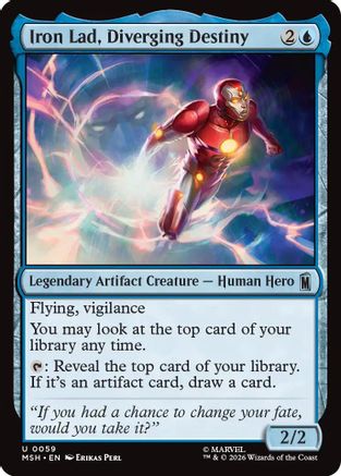 Iron Lad, Diverging Destiny (059) Foil - Marvel Super Heroes