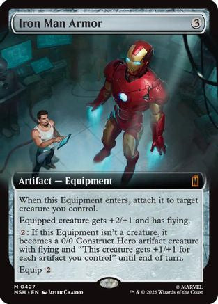 Iron Man Armor (Extended Art) (427) Foil - Marvel Super Heroes
