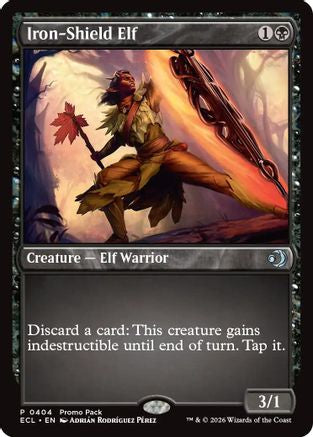 Iron-Shield Elf (Promo Pack) (404) - Lorwyn Eclipsed