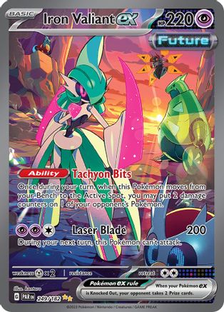 Iron Valiant ex (Alternate Full Art) (249) Holofoil - Paradox Rift