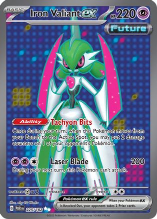 Iron Valiant ex (Full Art) (225) Holofoil - Paradox Rift