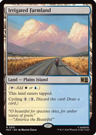 Irrigated Farmland (251) Surge Foil - Commander: Marvel Super Heroes