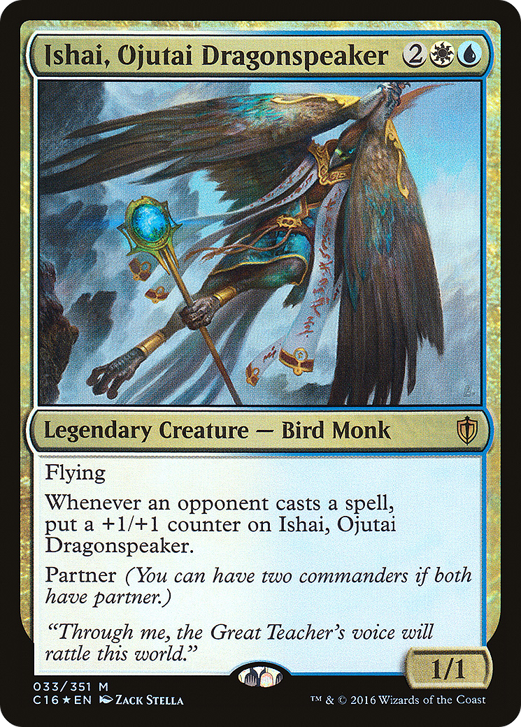 Ishai, Ojutai Dragonspeaker (033) Foil - Commander 2016