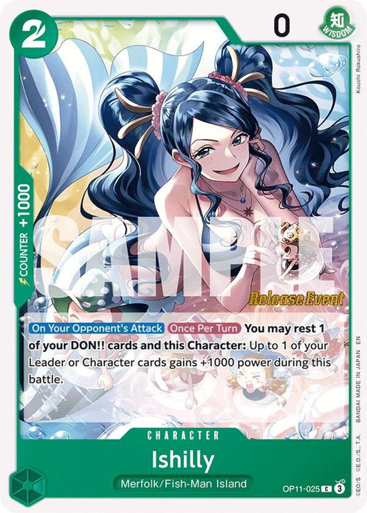 Ishilly (OP11-025) Release Event Cards