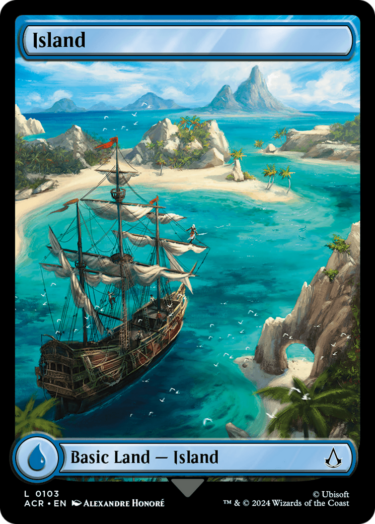 Island (103) Foil - Assassin's Creed