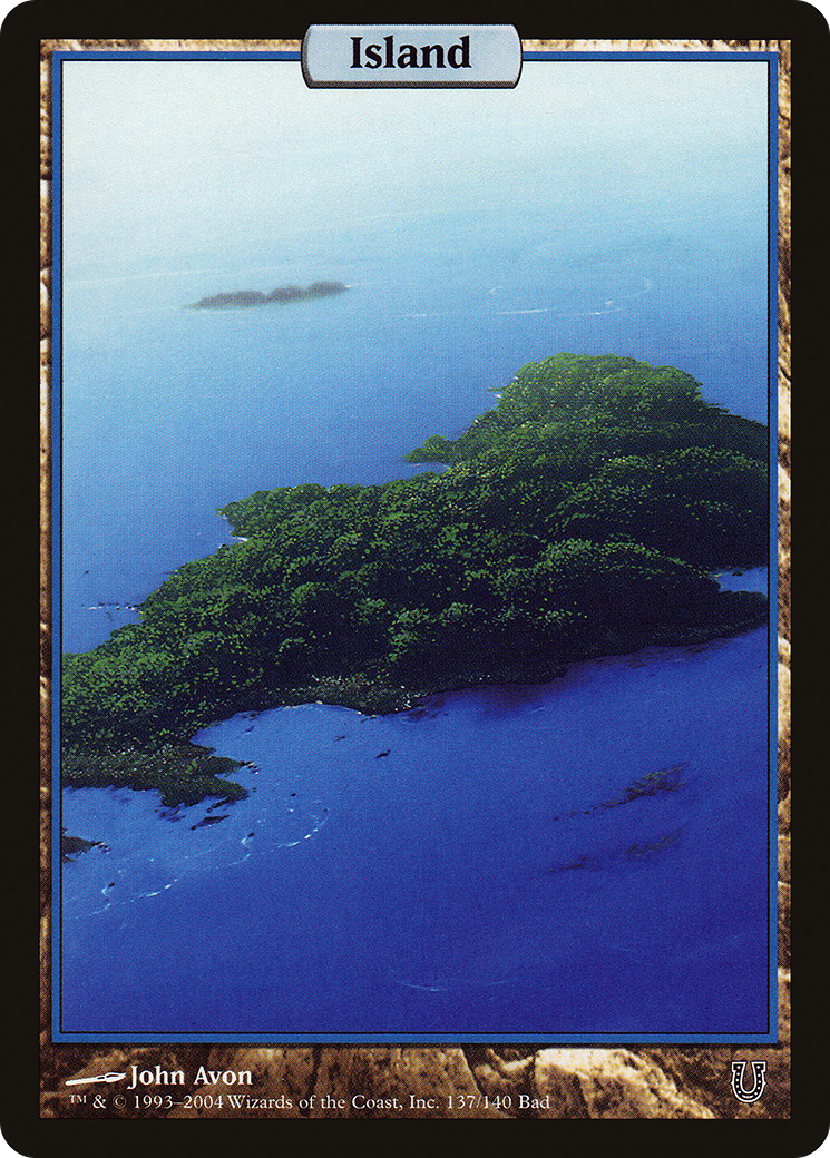 Island (137) Foil - Unhinged