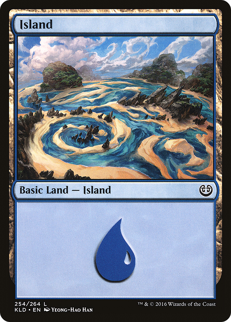 Island (254) Foil - Kaladesh