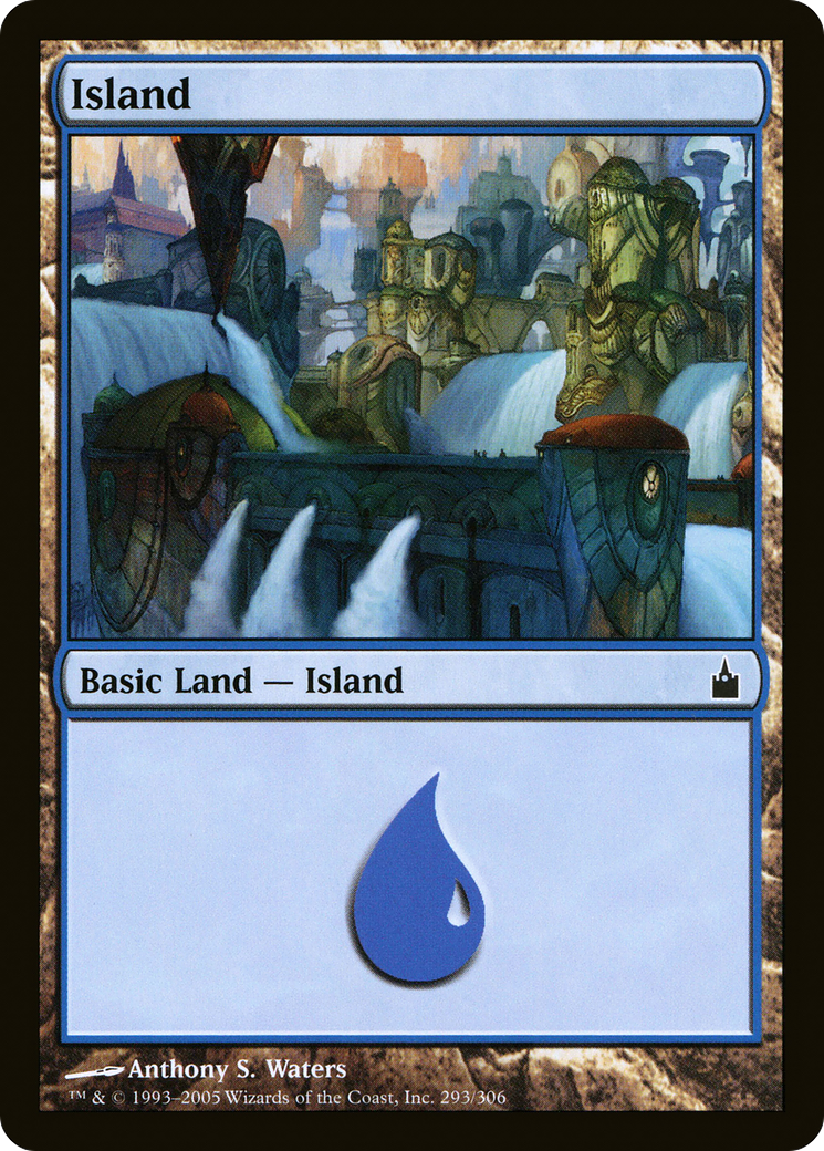 Island (293) Foil - Ravnica: City of Guilds