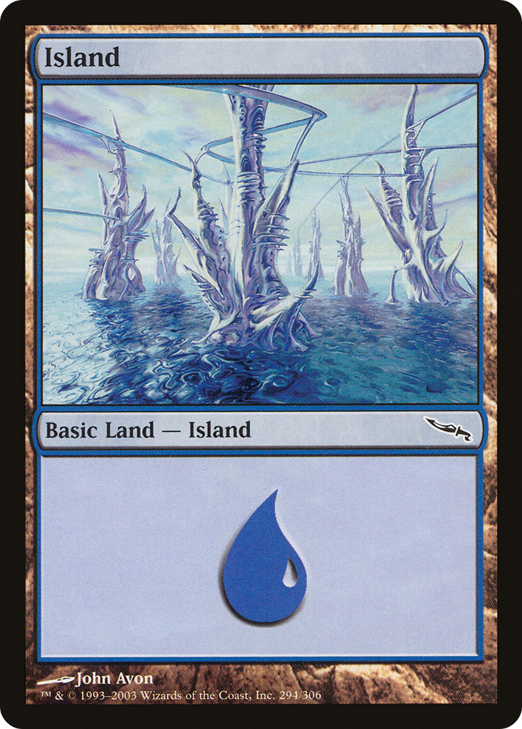Island (294) Foil - Mirrodin