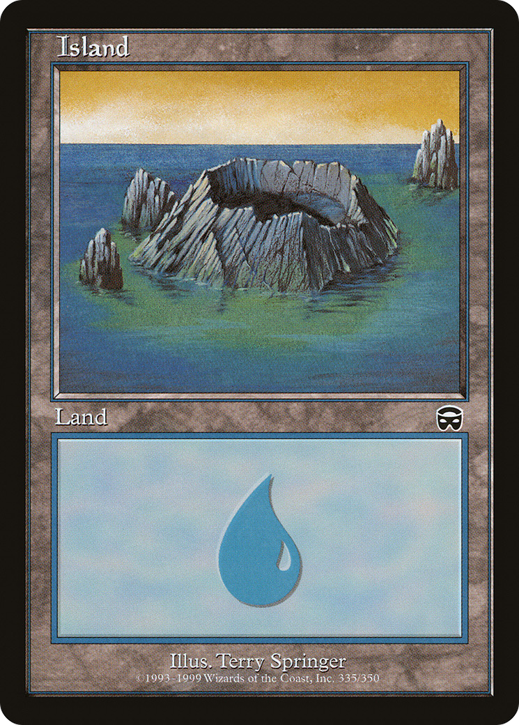 Island (335) Foil - Mercadian Masques