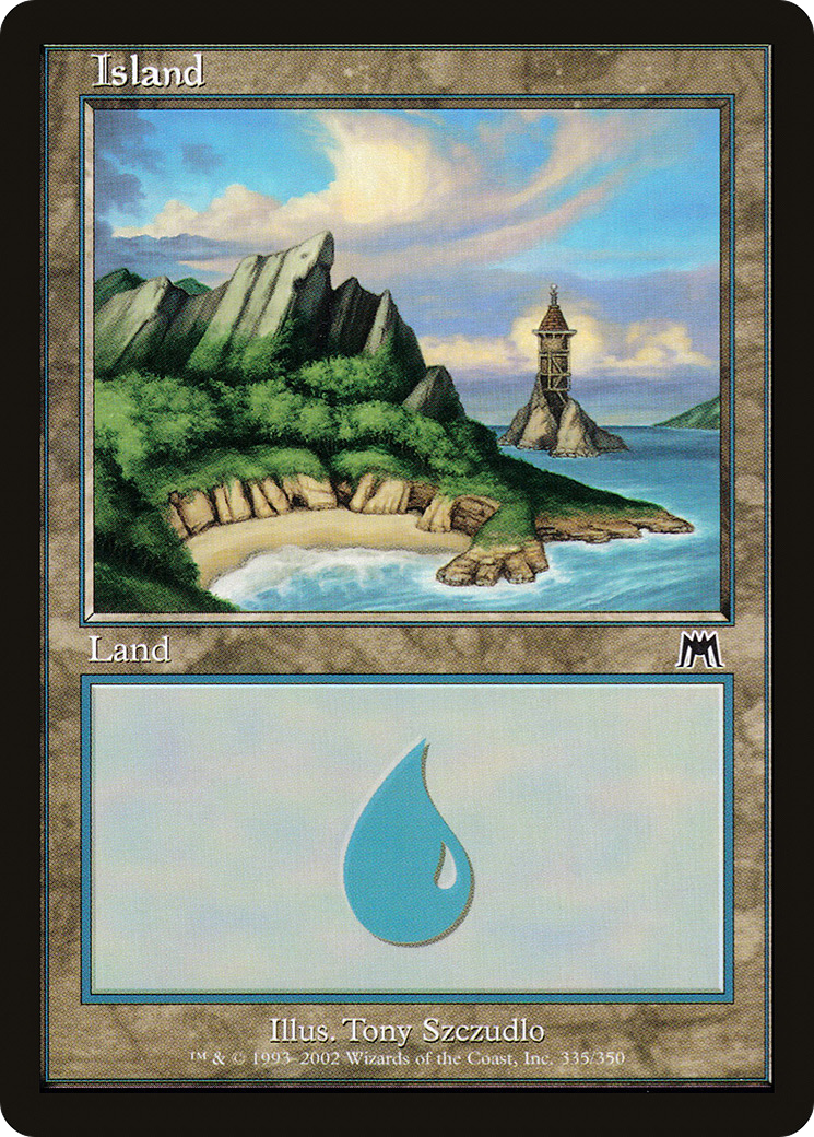 Island (335) Foil - Onslaught
