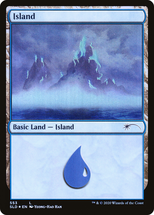 Island (553) Foil - Secret Lair Drop Foil