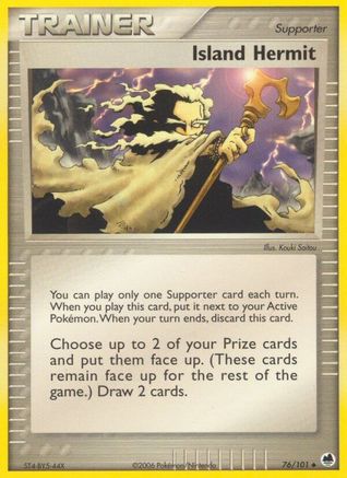 Island Hermit (76) Reverse Holofoil - Dragon Frontiers