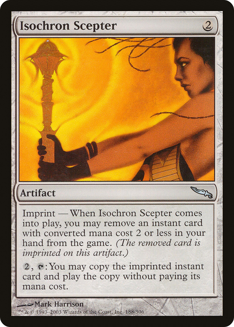 Isochron Scepter (188) Foil - Mirrodin