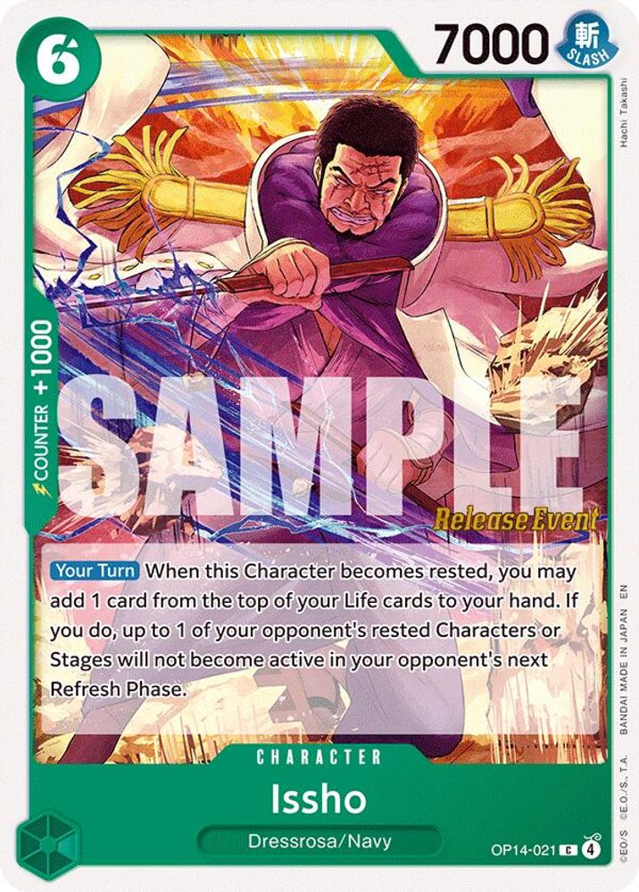 Issho - OP14-021 (OP14-021) Release Event Cards