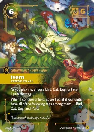 Ivern – Friend to All (177) Foil - Unleashed