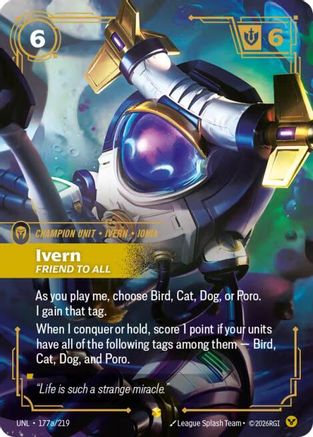 Ivern – Friend to All (Alternate Art) (177a) Foil - Unleashed