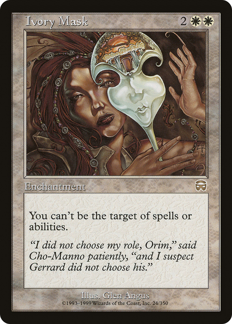 Ivory Mask (024) Foil - Mercadian Masques