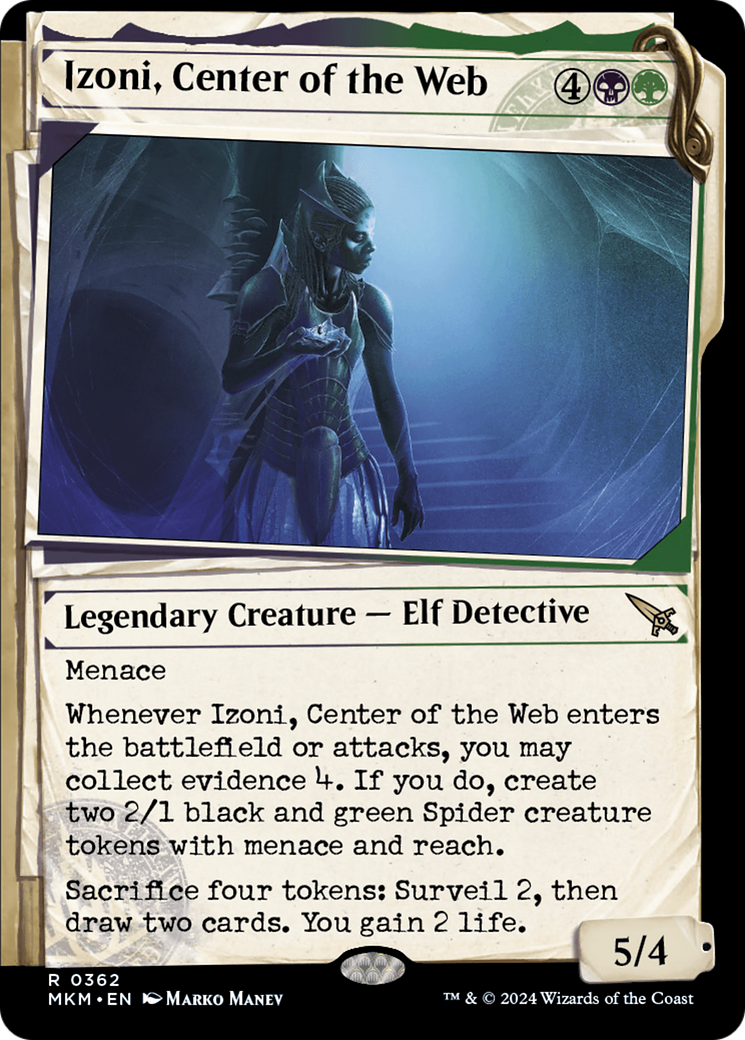 Izoni, Center of the Web (Showcase) (362) - Murders at Karlov Manor Foil