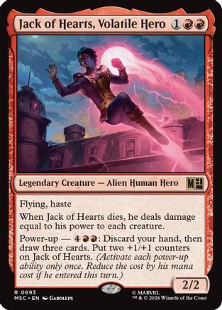 Jack of Hearts, Volatile Hero (693) - Commander: Marvel Super Heroes
