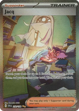 Jacq (Alternate Full Art) (250) Holofoil - Scarlet & Violet