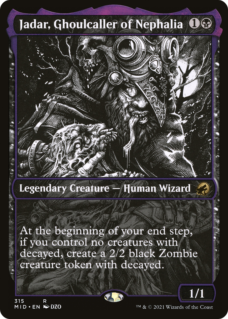 Jadar, Ghoulcaller of Nephalia (Showcase) (315) Foil - Innistrad: Midnight Hunt