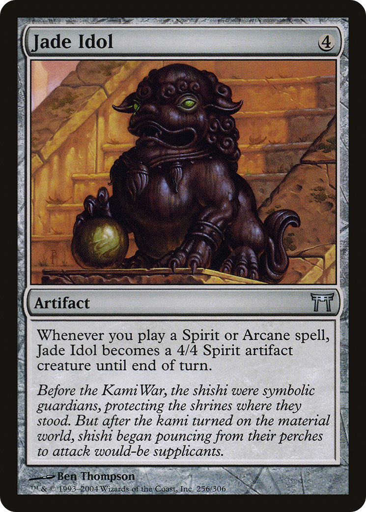 Jade Idol (256) - Champions of Kamigawa