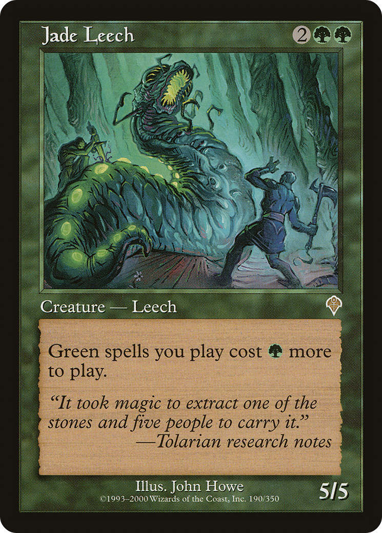 Jade Leech (190) Foil - Invasion