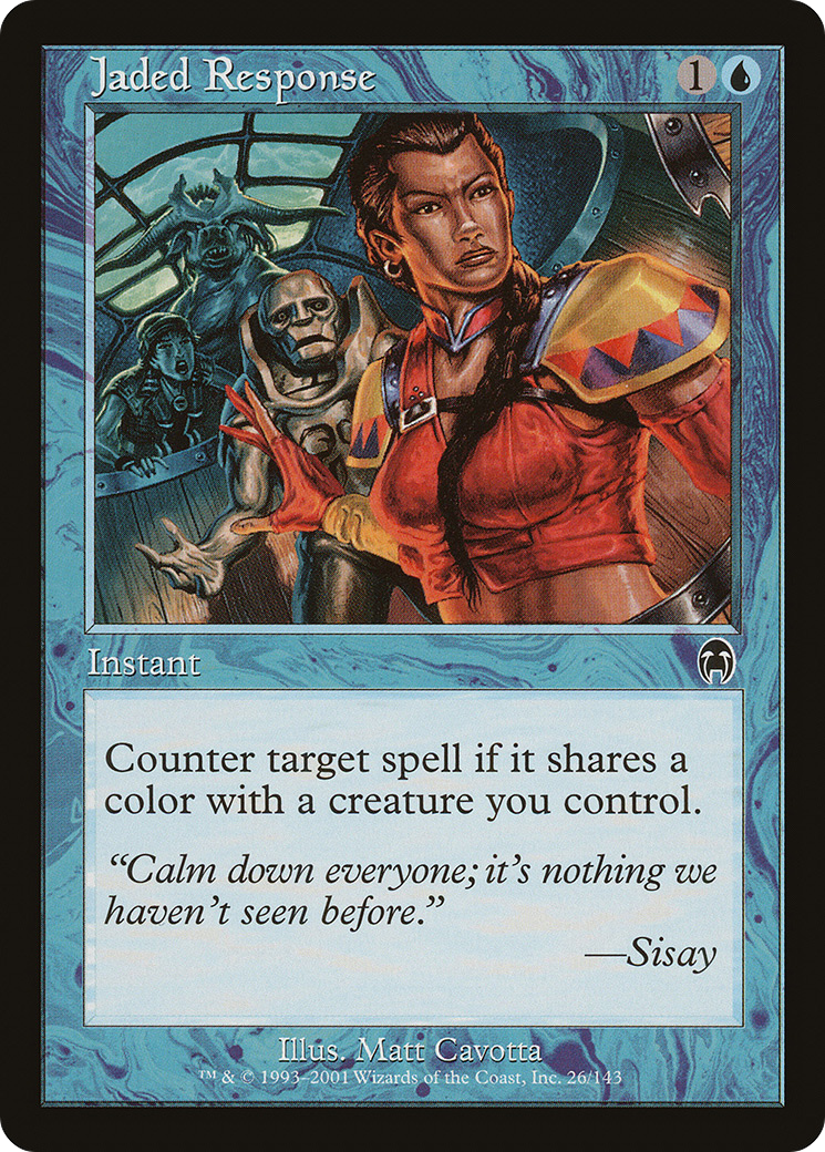 Jaded Response (026) Foil - Apocalypse