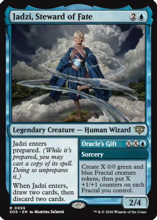 Jadzi, Steward of Fate // Oracle's Gift (055) Foil - Secrets of Strixhaven