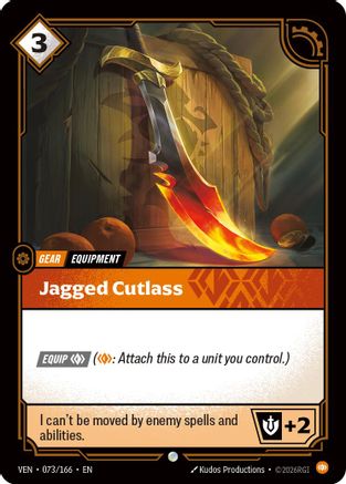 Jagged Cutlass (073) Foil - Vendetta