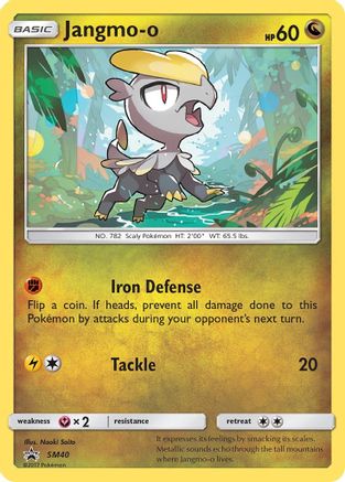 Jangmo-o (SM40) Holofoil - Black Star Promos