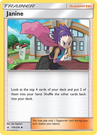 Janine (176) Reverse Holofoil - Unbroken Bonds