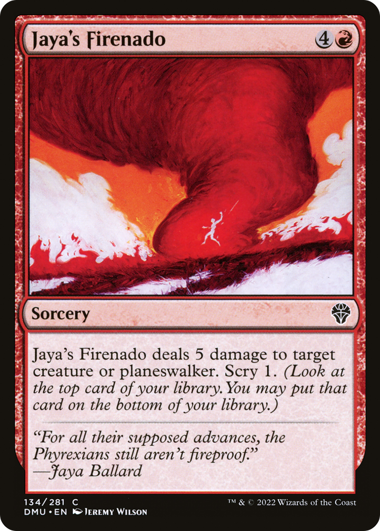 Jaya's Firenado (134) - Dominaria United Foil