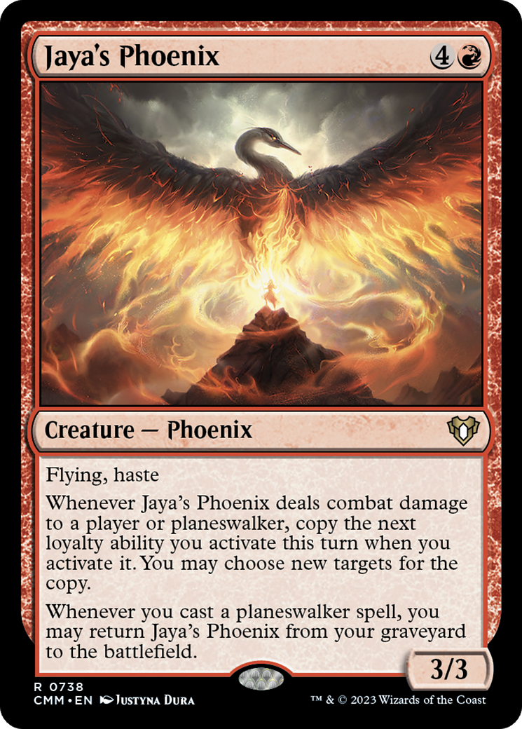 Jaya's Phoenix (738) - Commander Masters