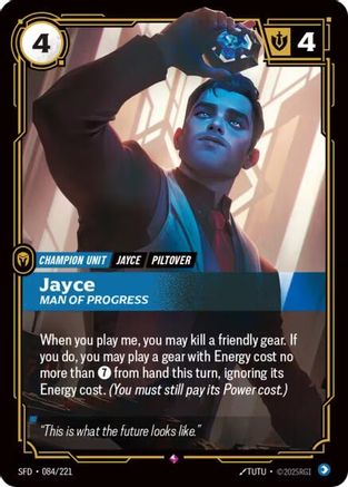 Jayce – Man of Progress (084) Foil - Spiritforged