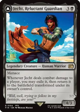 Jecht, Reluctant Guardian // Braska's Final Aeon (104) Foil - FINAL FANTASY