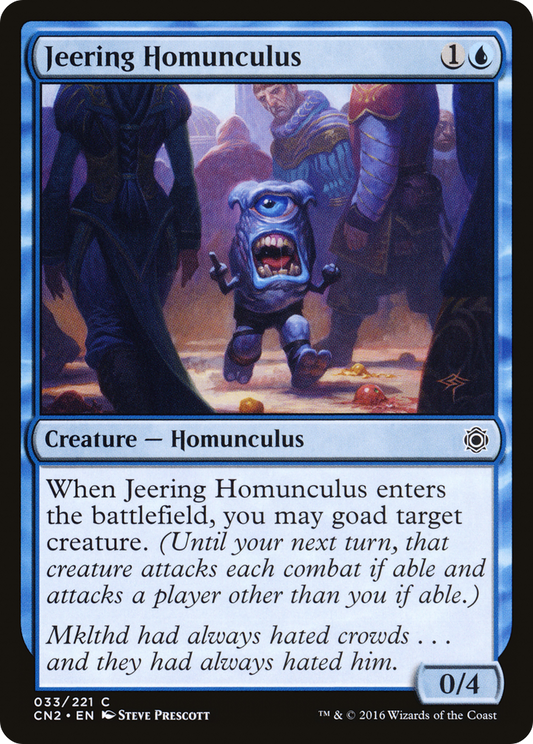 Jeering Homunculus (033) Foil - Conspiracy: Take the Crown