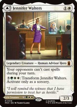 Jennifer Walters // The Sensational She-Hulk (018) Foil - Marvel Super Heroes