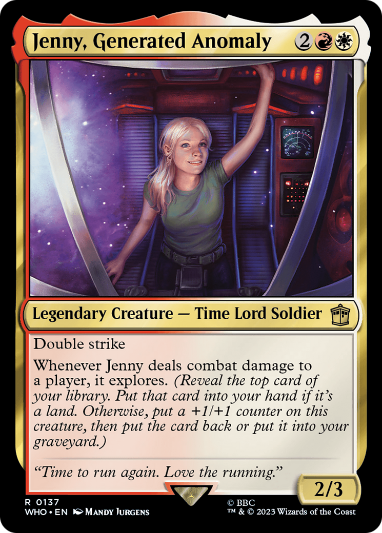 Jenny, Generated Anomaly (137) - Doctor Who