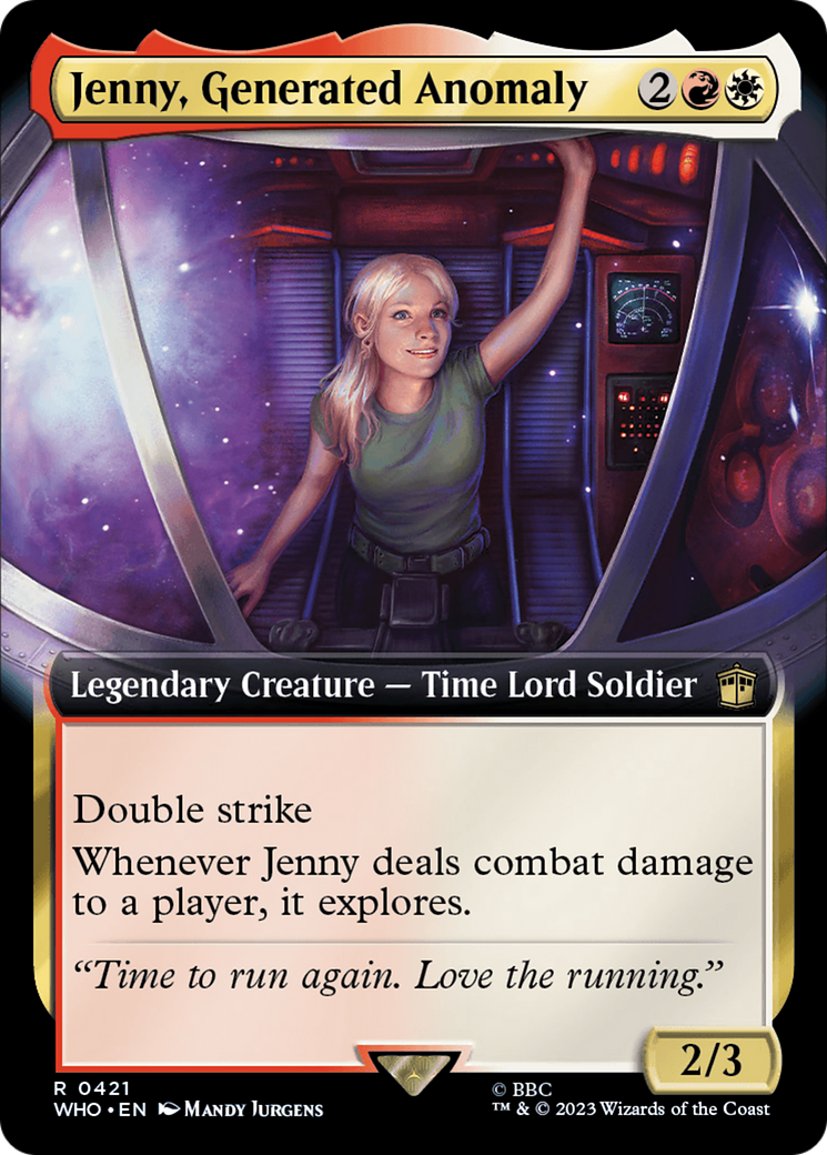 Jenny, Generated Anomaly (Extended Art) (421) - Doctor Who