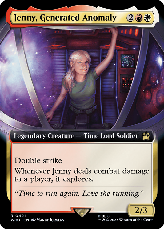 Jenny, Generated Anomaly (Extended Art) (421) Foil - Doctor Who