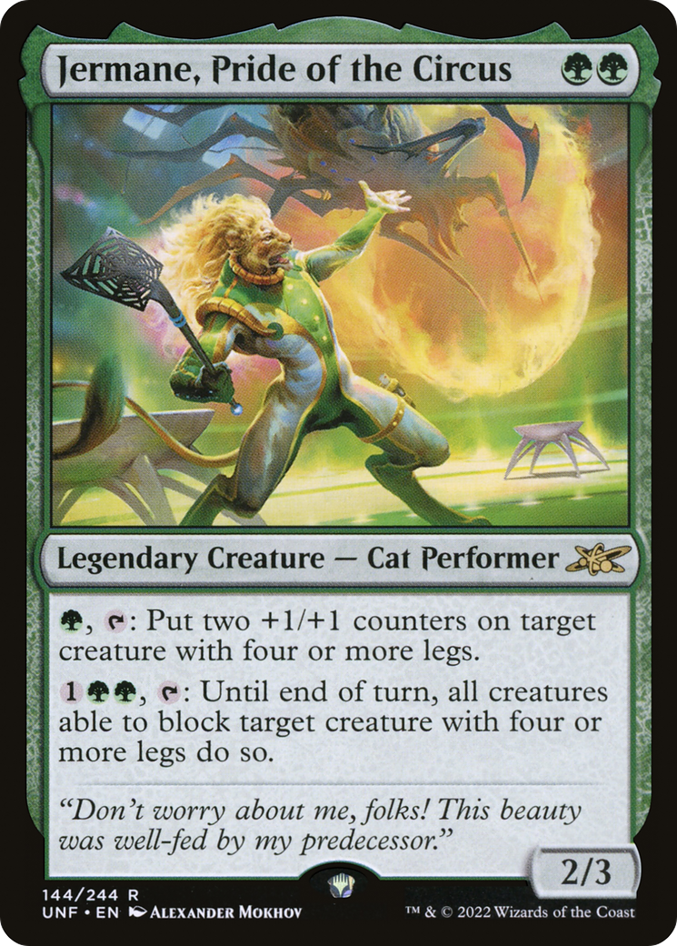 Jermane, Pride of the Circus (144) - Unfinity Foil