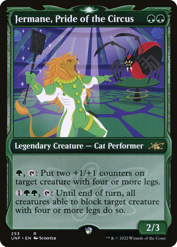 Jermane, Pride of the Circus (Showcase) (253) - Unfinity Foil