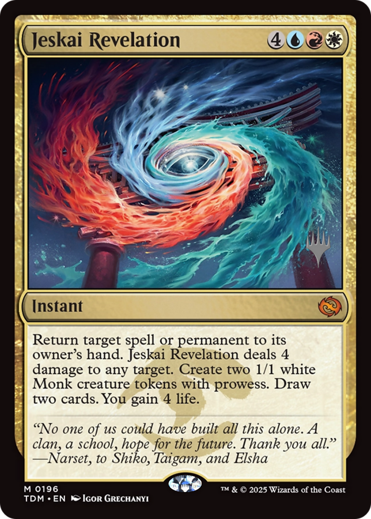 Jeskai Revelation (Promo Pack) (196) Foil - Tarkir: Dragonstorm