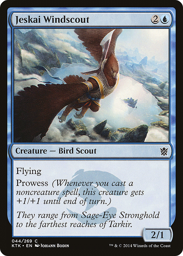 Jeskai Windscout (044) Foil - Khans of Tarkir