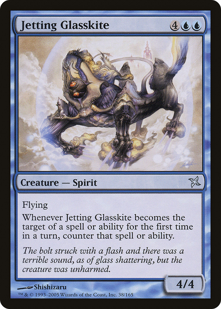 Jetting Glasskite (038) - Betrayers of Kamigawa