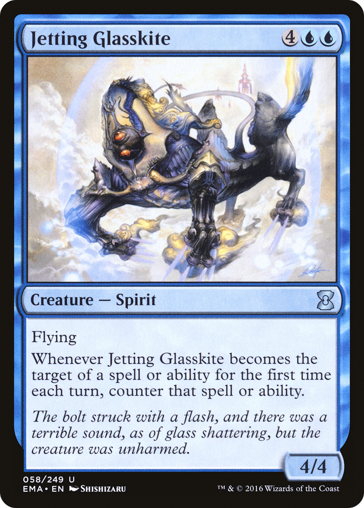 Jetting Glasskite (058) Foil - Eternal Masters