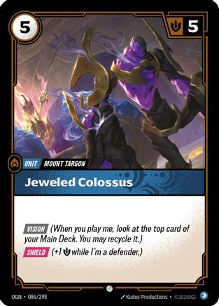 Jeweled Colossus (086) - Origins
