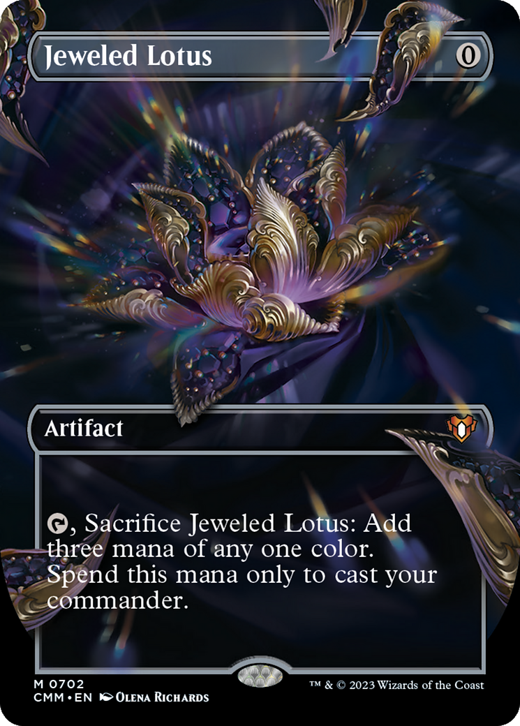 Jeweled Lotus (Borderless) (702) Foil - Commander Masters